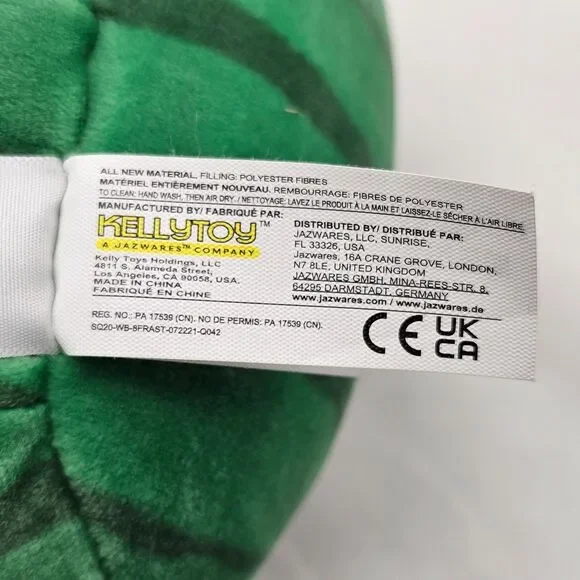 Squishmallows 8" Wanda the WATERMELON Girl Plush Kellytoy TAGS Green/Pink Clean - Picture 9 of 12